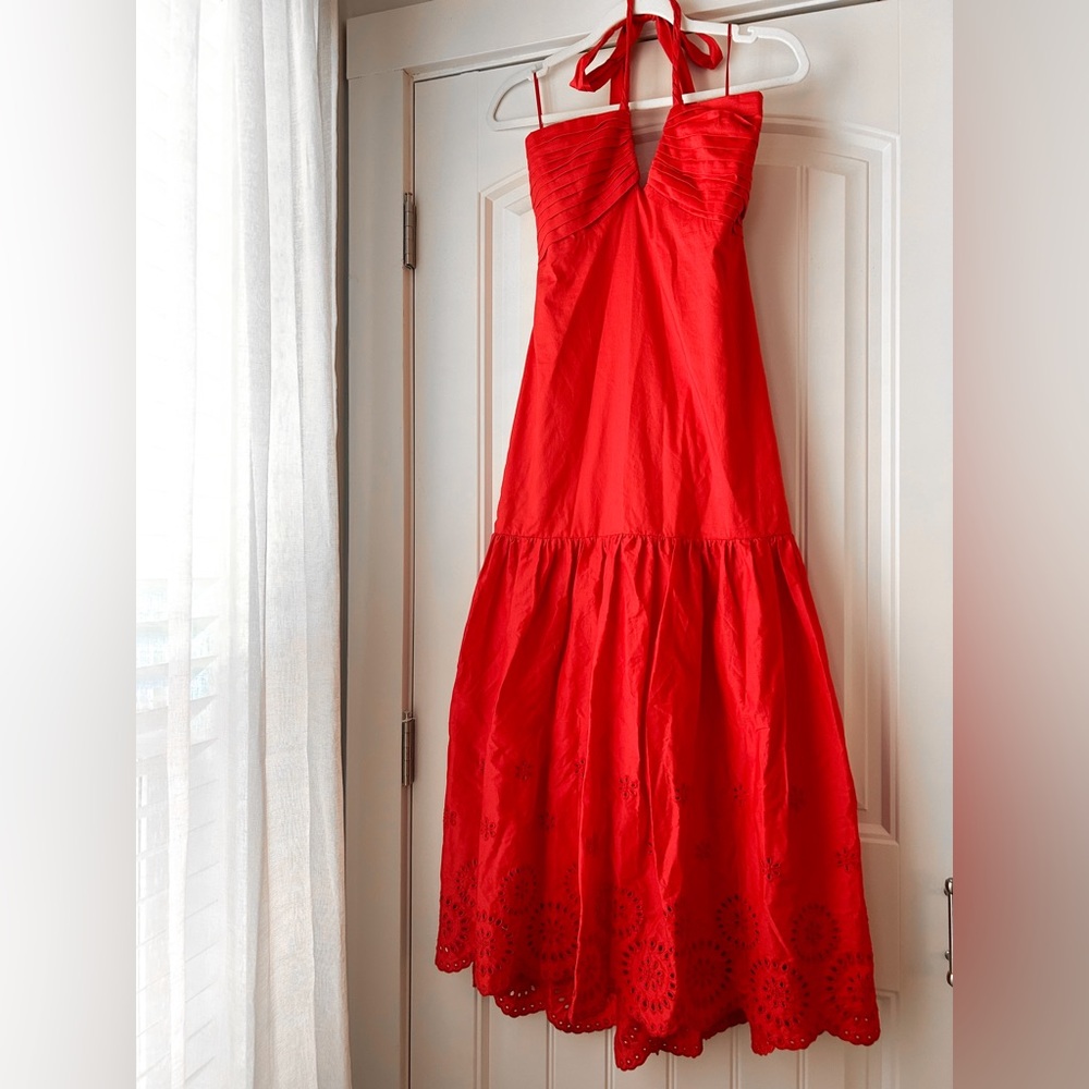 Jason Wu Halter Neck Red Dress
